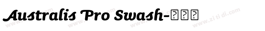 Australis Pro Swash字体转换